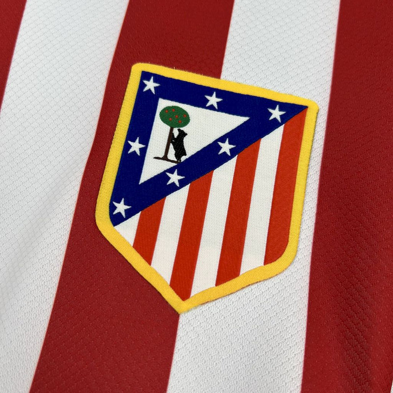 CAMISA DO ATLETICO DE MADRID 25/26 BRANCO E VERMELHO