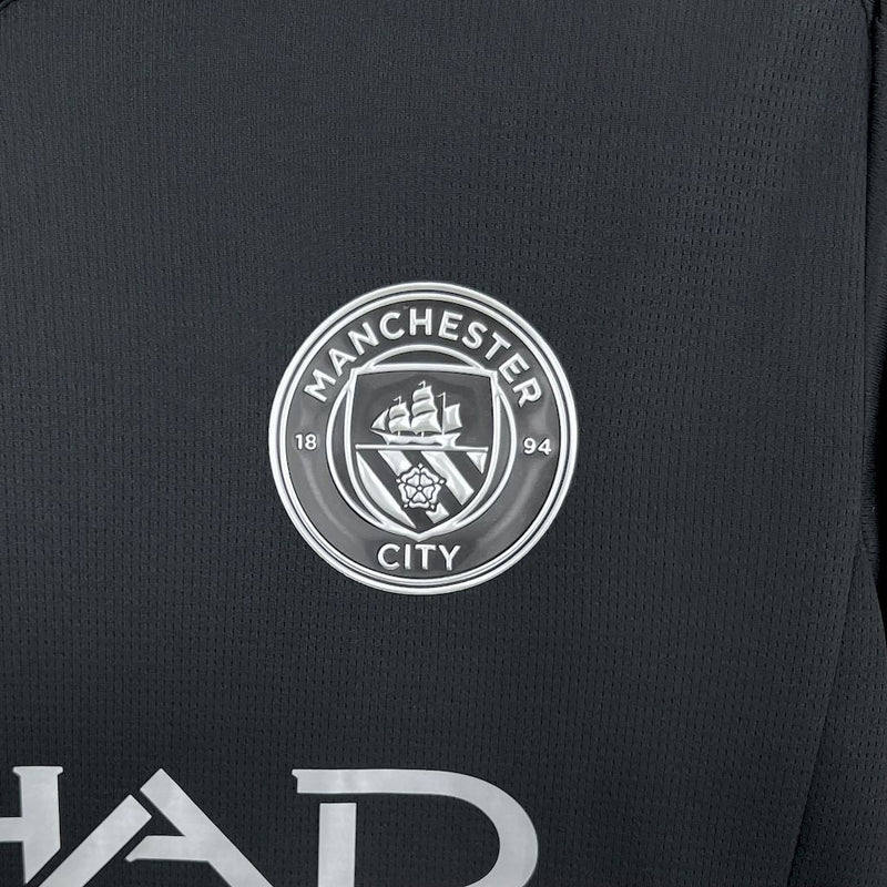 CAMISA DO MANCHESTER CITY 25/26 PRETO