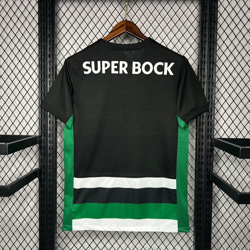CAMISOLA DO SPORTING 25/26 VERDE E PRETO