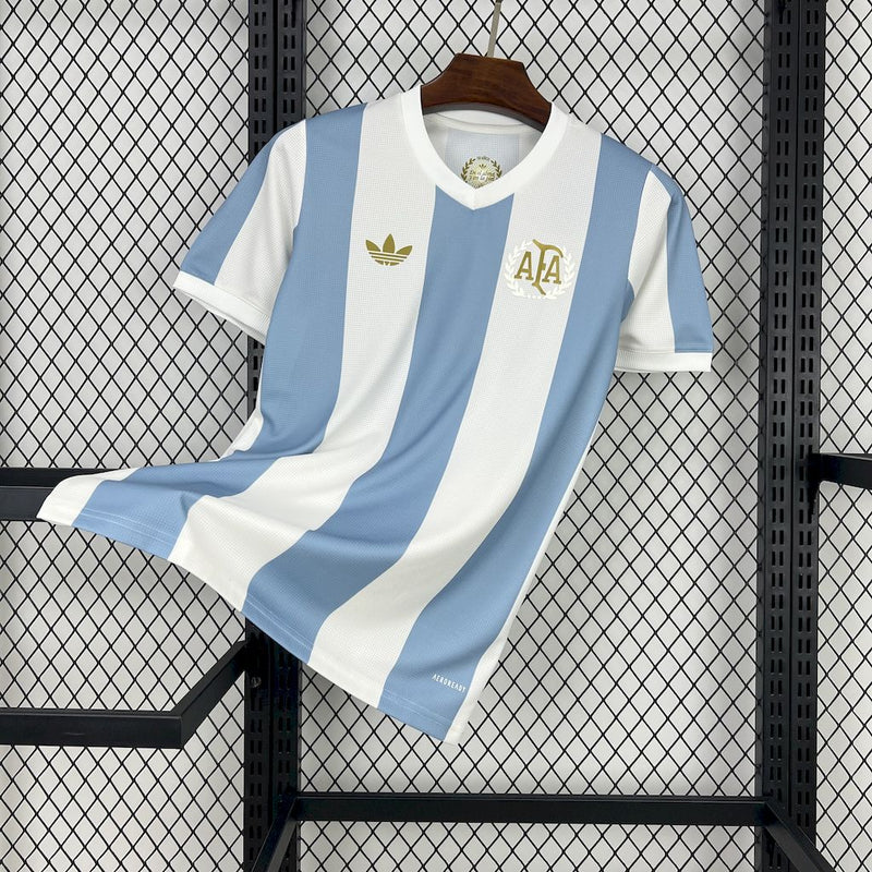 CAMISOLA DA SELEÇÃO DA ARGENTINA 25/26 BRANCO E AZUL