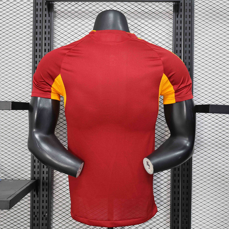 CAMISA VERSÃO PLAYER DO ROMA 25/26 VERMELHO