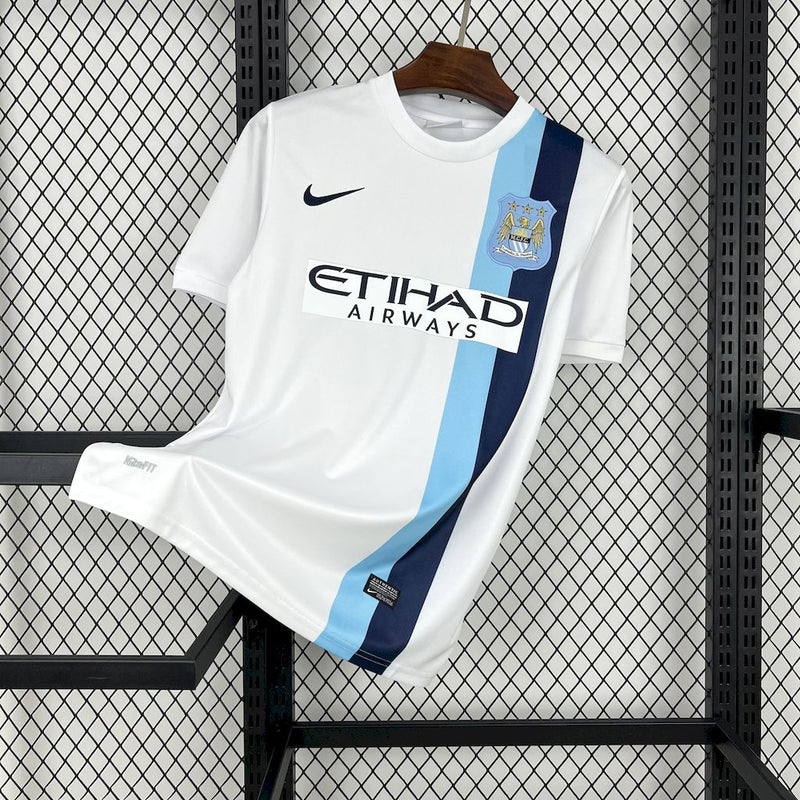 CAMISA RETRÔ DO MANCHESTER CITY 13/14 BRANCO
