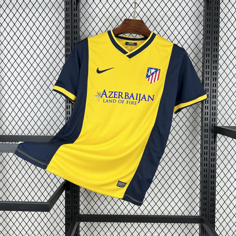 CAMISA RETRÔ DO ATLETICO DE MADRID 13/14 AMARELO E AZUL