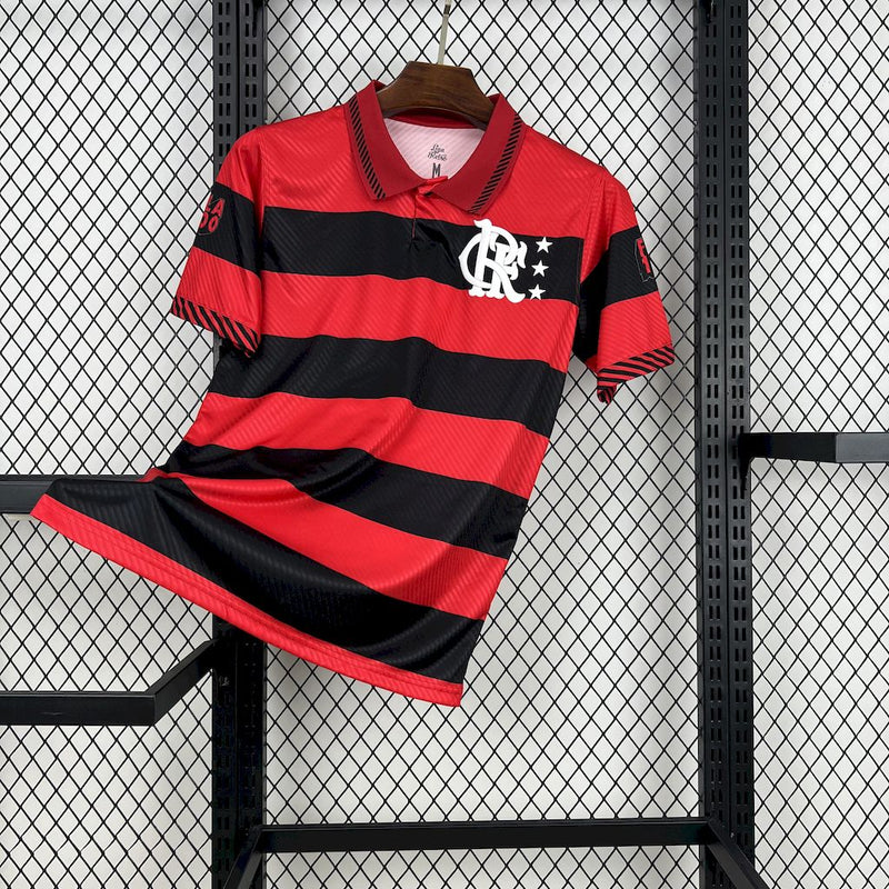 CAMISA RETRÔ DO FLAMENGO 95/96 VERMELHO E PRETO